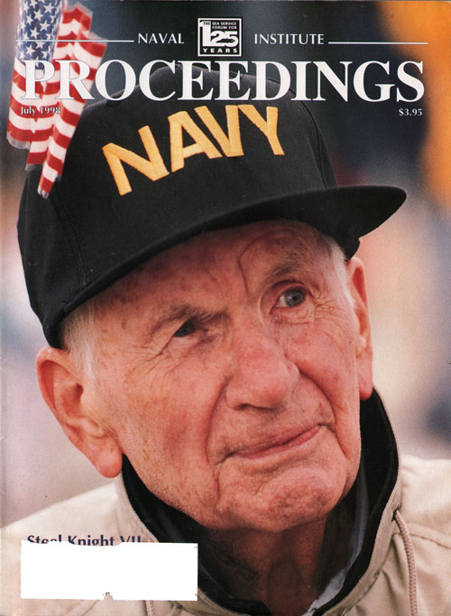 Front Cover, U.S. Naval Institute Proceedings, Volume 124/7/1,145, July 1998.