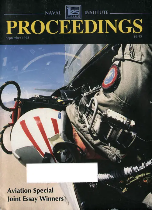 Front Cover, U.S. Naval Institute Proceedings, Volume 124/9/1,147, September 1998.