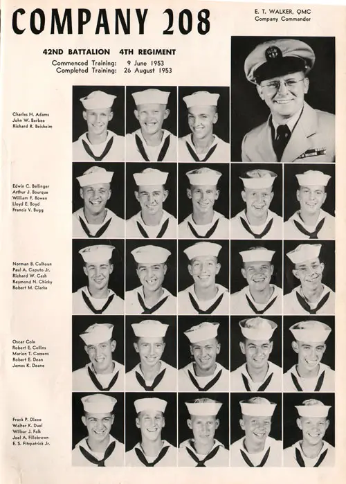 Company 53-208 Recruits Page One 