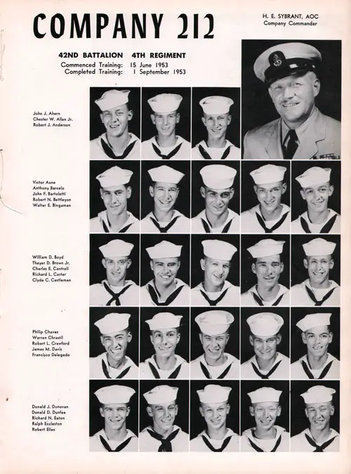 Company 53-212 Recruits Page One