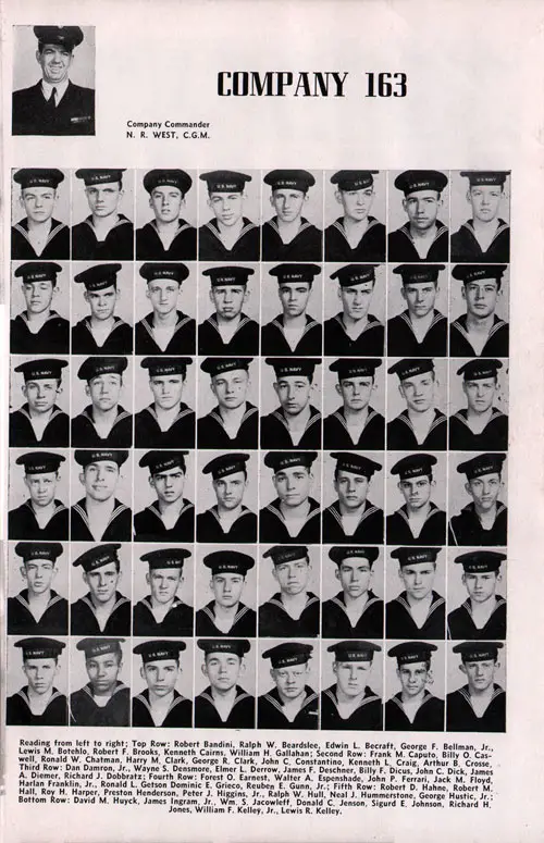 Company 47-163 Recruits, Page 1.