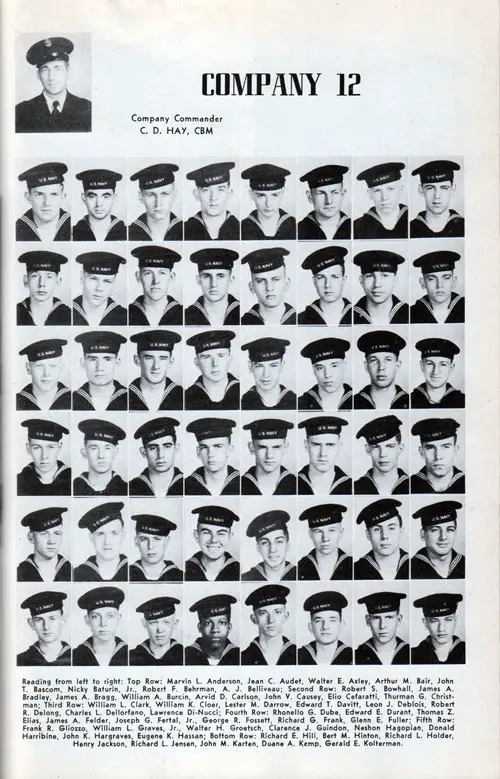 Company 48-012 Recruits, Page 1.