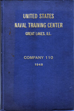 Front Cover, Navy Boot Camp Book 1948 Company 110 The Keel