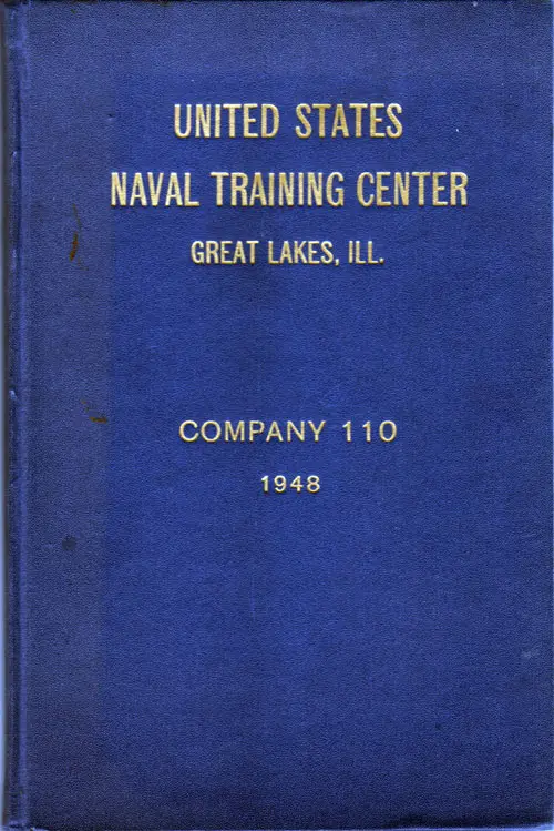 Front Cover, USNTC Great Lakes "The Keel" 1948 Company 110.