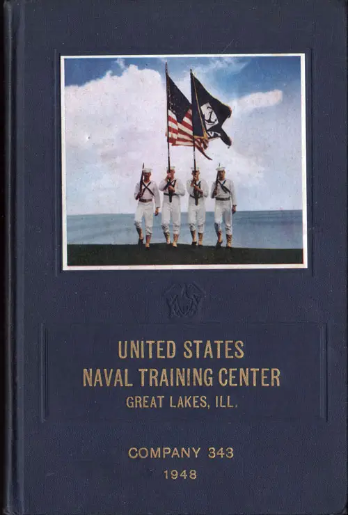 Front Cover, USNTC Great Lakes "The Keel" 1948 Company 343.