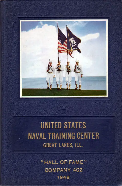 Front Cover, USNTC Great Lakes "The Keel" 1948 Company 402.