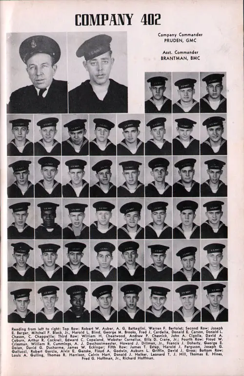 Company 48-402 Recruits, Page 1.
