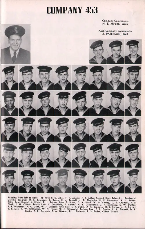 Company 48-453 Recruits, Page 1.