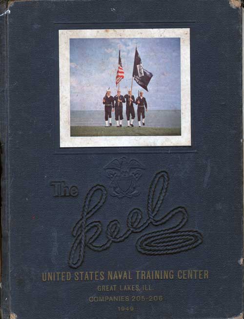 Front Cover, Navy Boot Camp Yearbook 1949 Company 206
