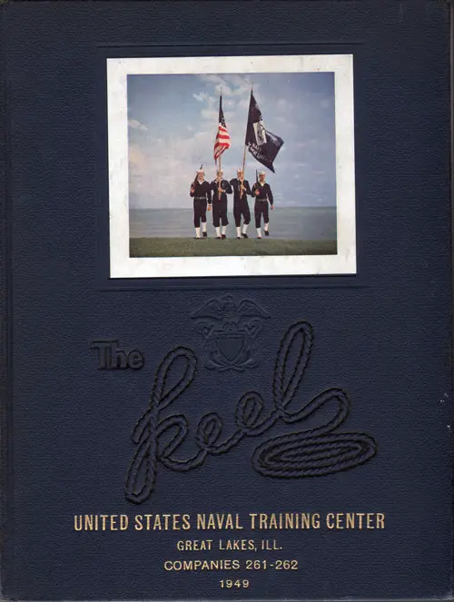 Front Cover, USNTC Great Lakes "The Keel" 1949 Company 261.