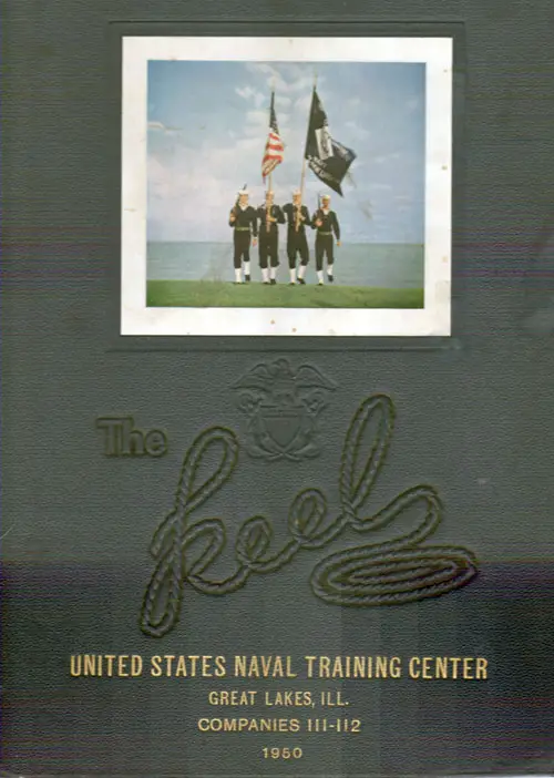 Front Cover, USNTC Great Lakes "The Keel" 1950 Company 112.