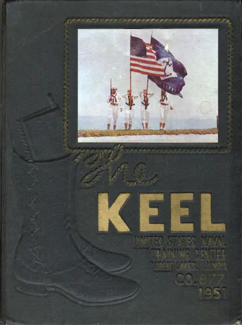 Front Cover, USNTC Great Lakes "The Keel" 1951 Company 877.
