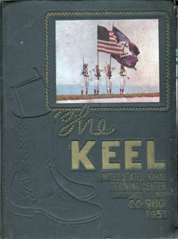 USNTC - Great Lakes - The Keel - Company 980 Yearbook 1951
