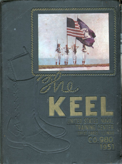 Front Cover, USNTC Great Lakes "The Keel" 1951 Company 980.