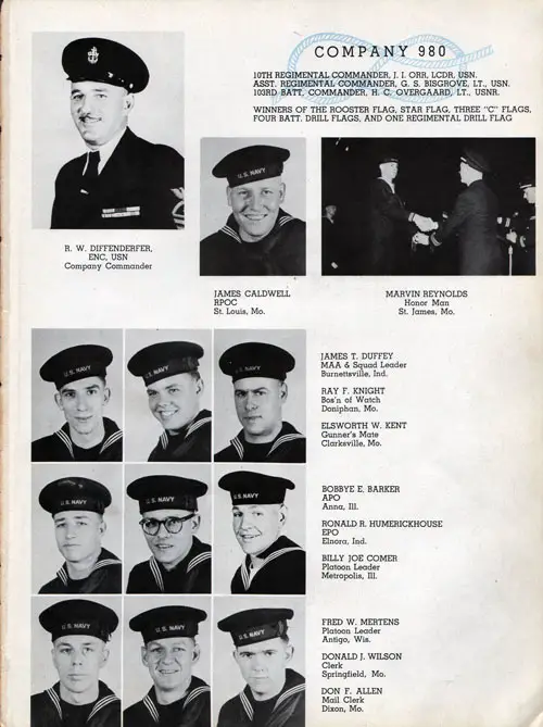 Company 51-980 Recruits, Page 1.