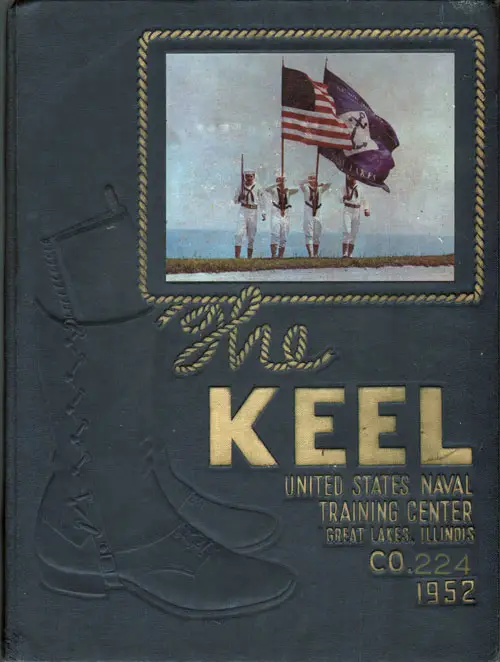 Front Cover, USNTC Great Lakes "The Keel" 1952 Company 244.