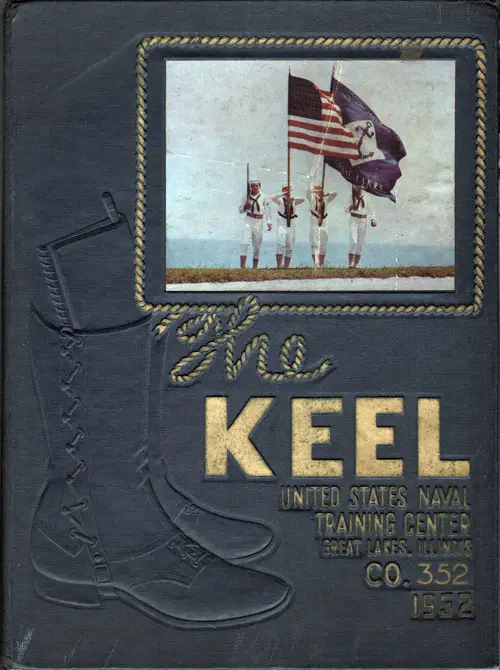Front Cover, USNTC Great Lakes "The Keel" 1952 Company 352.
