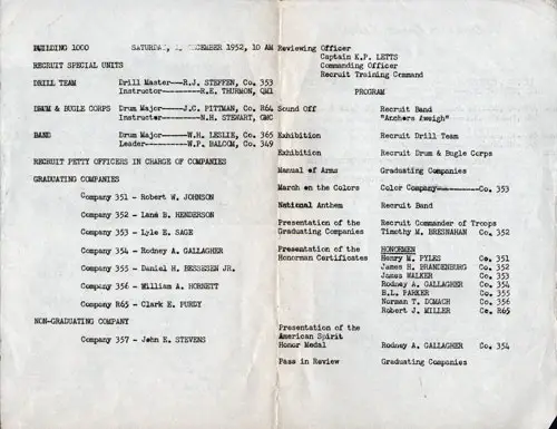 Company 52-352 Graduation Review, Plate 2.