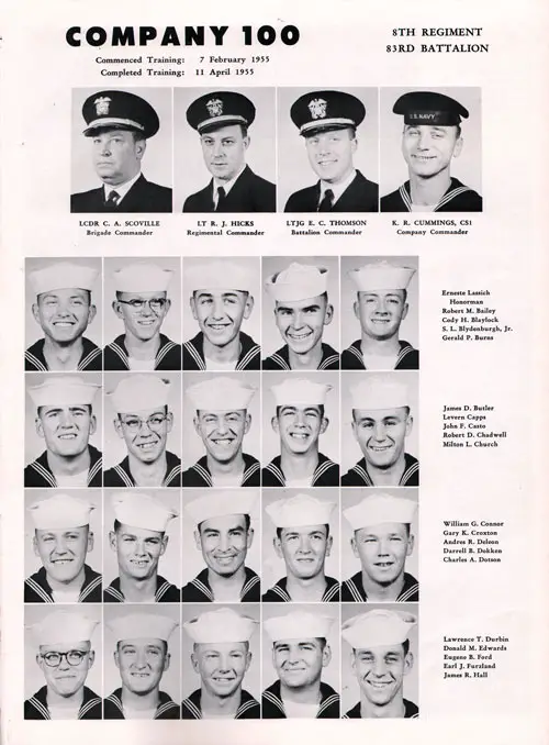 Company 55-100 Recruits, Page 1.