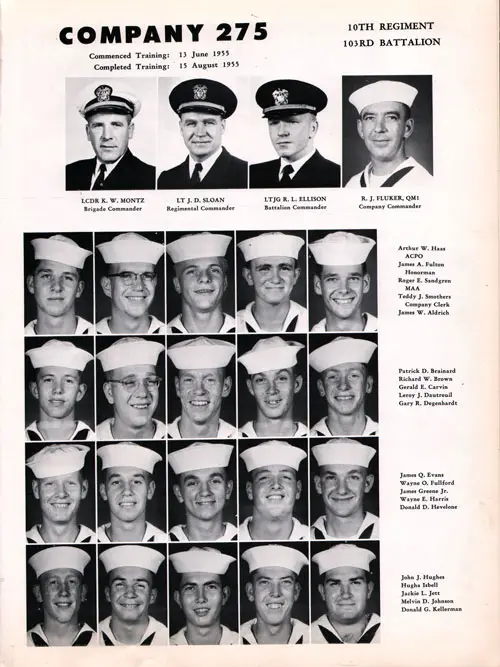 Company 55-275 Recruits, Page 1.