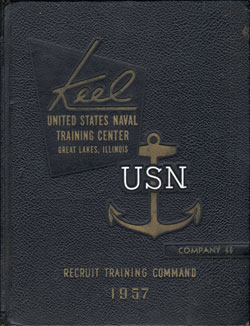 1957 Company 046 Great Lakes US Naval Training Center Roster - The Keel