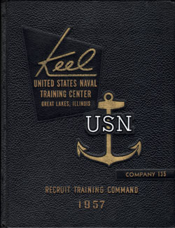 1957 Company 135 Great Lakes US Naval Training Center Roster - The Keel
