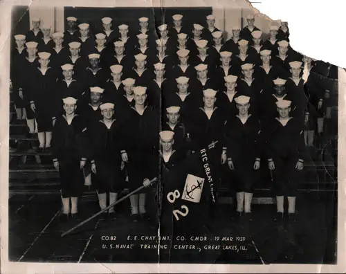 Company 59-082 Recruits, Group Photograph- 1959-03-19.