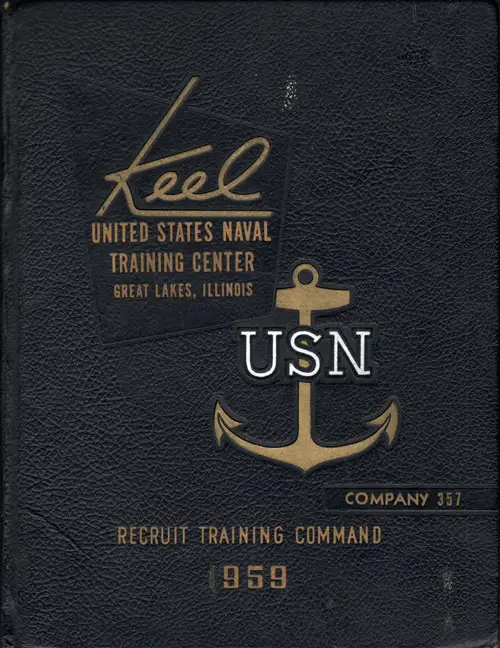Front Cover, USNTC Great Lakes "The Keel" 1959 Company 357.