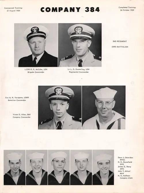 Company 59-384 Recruits, Page 1.
