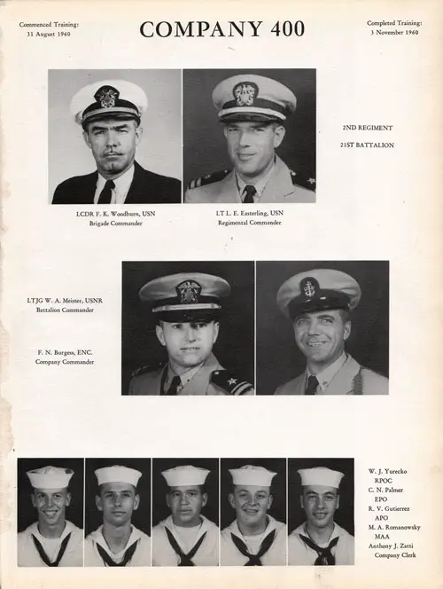 Company 60-400 Recruits, Page 1.