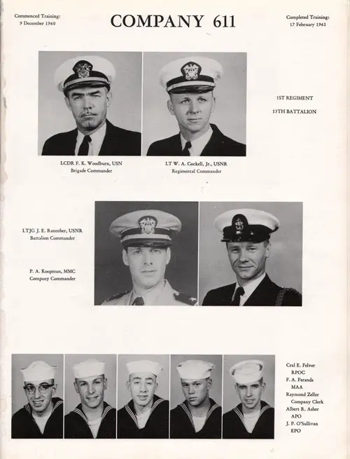 Company 60-611 Recruits, Page 1.