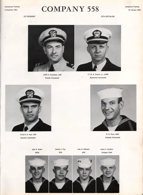 Company 61-558 Recruits, Page 1.