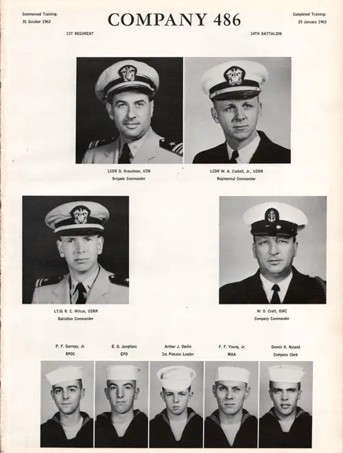 Company 62-486 Recruits, Page 1.