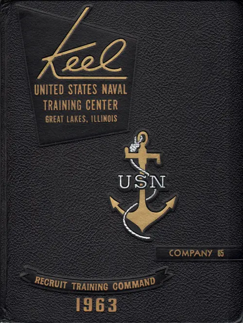 Front Cover, USNTC Great Lakes "The Keel" 1963 Company 065.