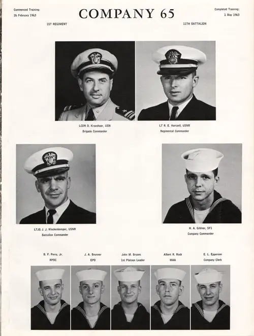 Company 63-065 Recruits, Page 1.