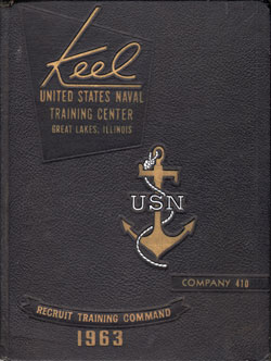1963 Company 410 Great Lakes US Naval Training Center Roster - The Keel