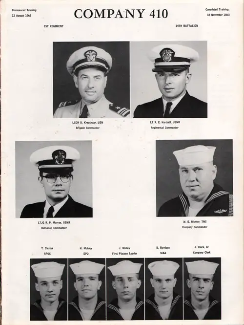 Company 63-410 Recruits, Page 1.