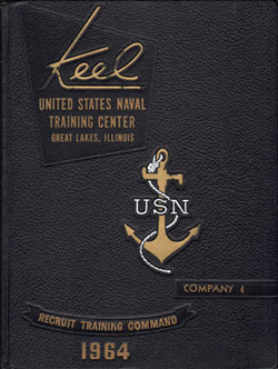 USNTC - Great Lakes - The Keel - Company 4 Yearbook 1964