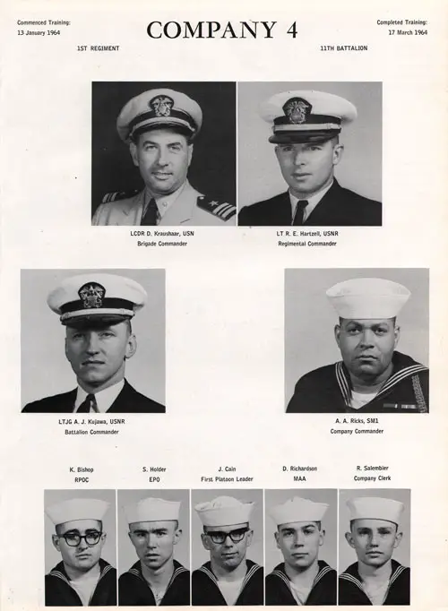Company 64-004 Recruits, Page 1.