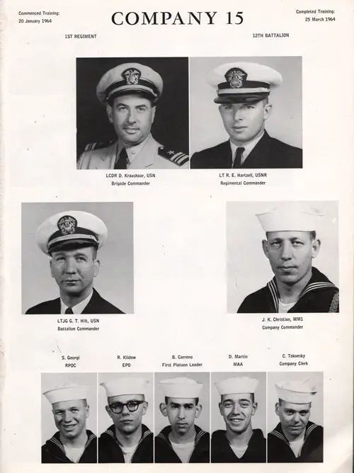 Company 64-015 Recruits, Page 1.