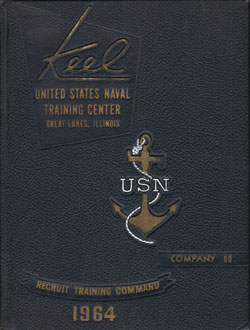 USNTC - Great Lakes - The Keel - Company 80 Yearbook 1964