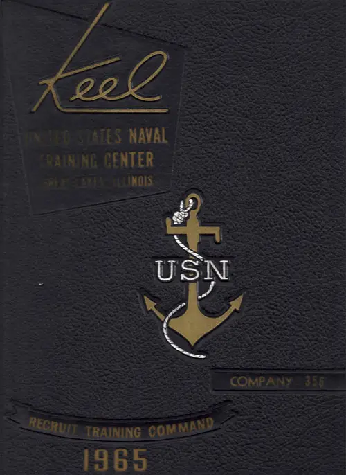 Front Cover, USNTC Great Lakes "The Keel" 1965 Company 356.