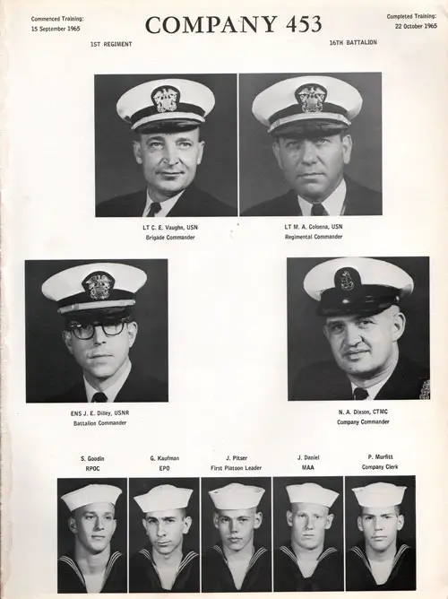 Company 65-453 Recruits, Page 1.