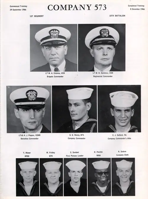 Company 66-573 Recruits, Page 1.