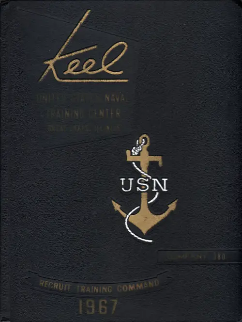 Front Cover, USNTC Great Lakes "The Keel" 1967 Company 380.