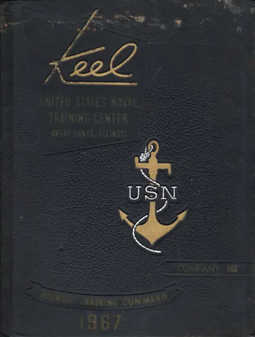 Front Cover, USNTC Great Lakes "The Keel" 1967 Company 640.