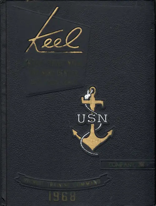 Front Cover, USNTC Great Lakes "The Keel" 1968 Company 208.