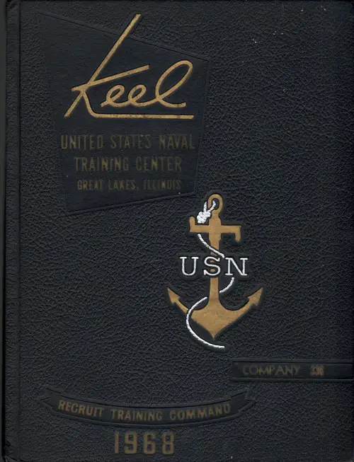 Front Cover, USNTC Great Lakes "The Keel" 1968 Company 336.