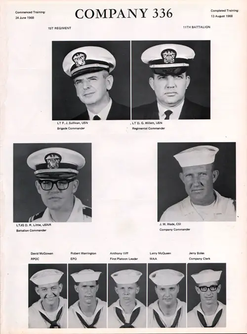 Company 68-336 Recruits, Page 1.