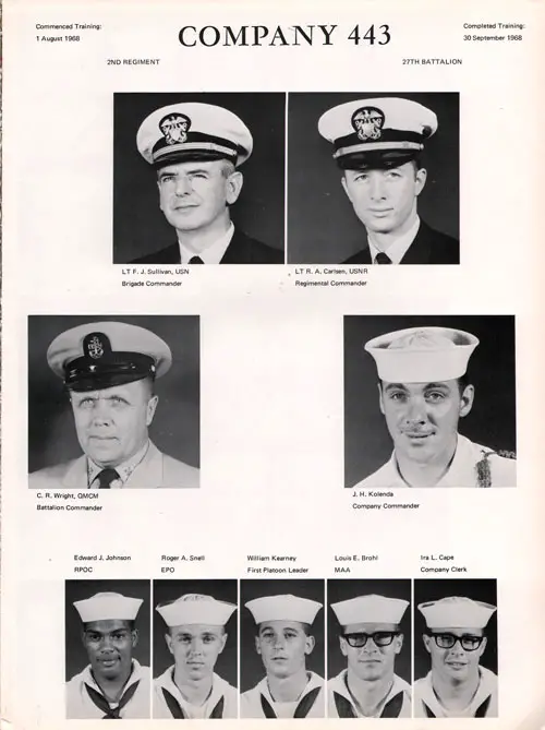 Company 68-443 Recruits, Page 1.